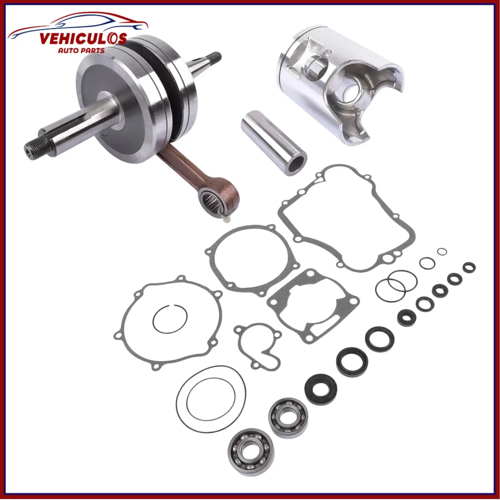 VEHICULOS 1 مجموعة جوانات العمود المرفقي الأختام أسفل نهاية إعادة بناء عدة ل 2002-2014 ياماها YZ85 رقم الجزء CBK0076 805M04750 646M04700