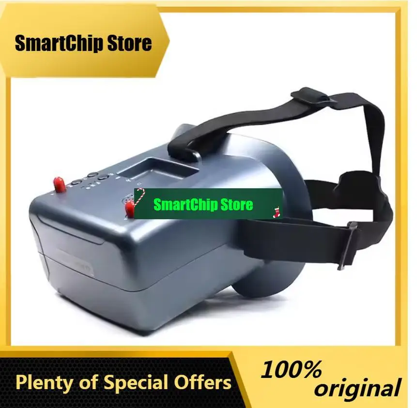 SmCp(In Stock) New Arrival 5.8G 40CH 4.3-inch 800x480 FPV EV800D Goggles Raceband Auto-Searching Build In Battery For FPV RC Dro