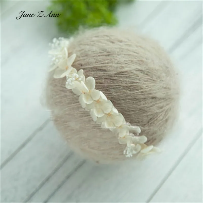 Children photography headwear headband props newborn 0-3 year baby immortal flower studio props flower may fall