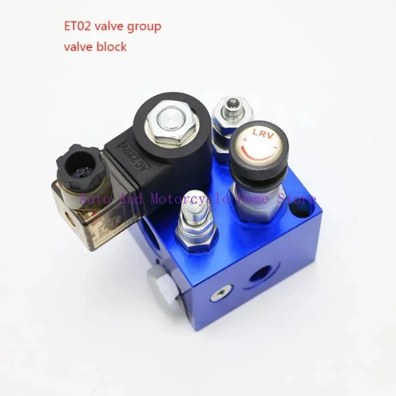 NEW Hydraulic Lifting Valve Block ET-02 Hydraulic Valve Group Support Valve Group Hydraulic Oil Circuit Block Plate 1PC