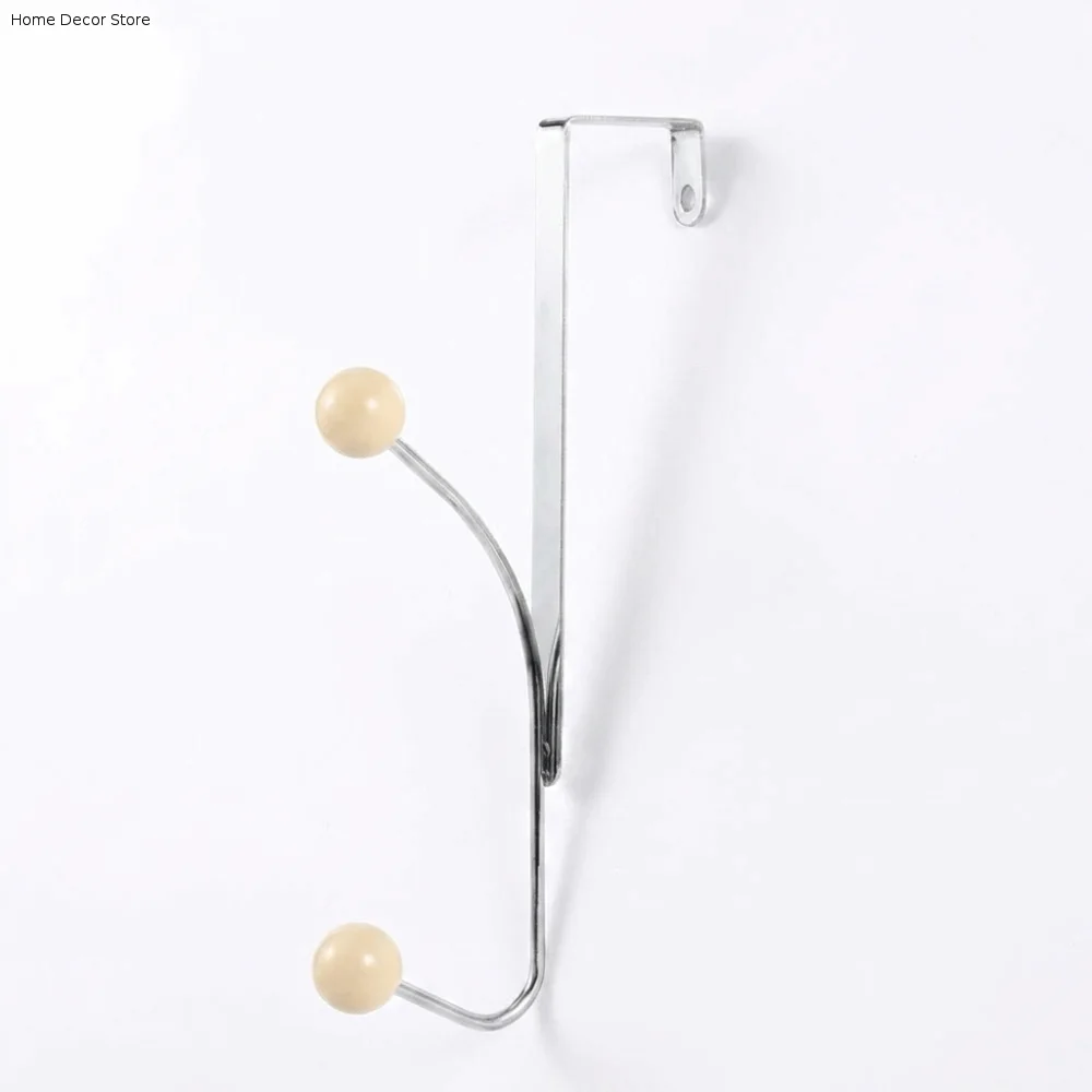 Home Decoration Space-Saving Door Rear Hook Easy Installation No Drill Wall-Mounted Hook Portable Elegant Storage Hook Door