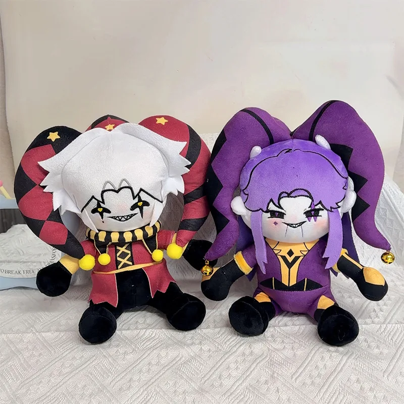

25cm Freak Circus Jester Plush Doll Pillow Game Pierrot Harlequin Stuffed Toys Home Party Decoration XMAS Gifts