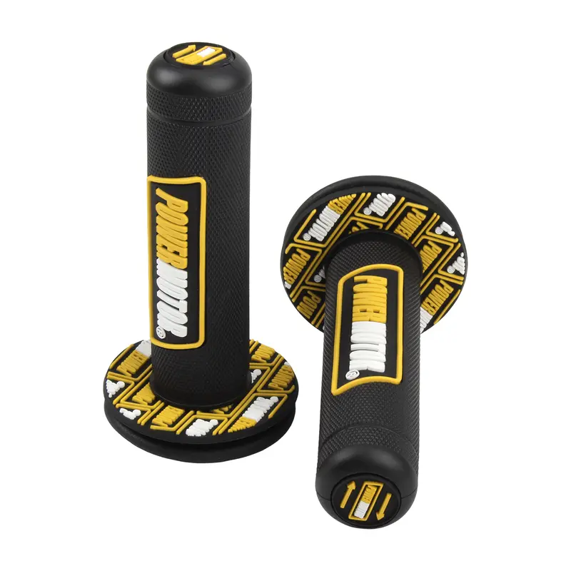 Universal Motorcycle Grips 7/8 In 22mm 24mm Handlebar Protection Accessories Dirt Bike Off-Road Rubber Gel Hand Grip Powermotor - Image 9