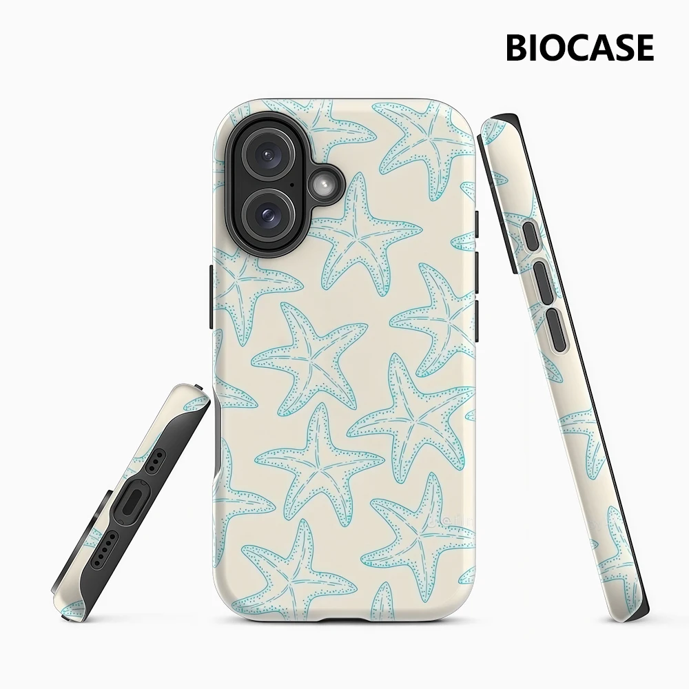 Seestern Blau IPhone 17 Must-Haves Handyhülle für IPhone 17 16 15 14 13 12 170 Pro Max Plus Doppelschichtige Rückseite