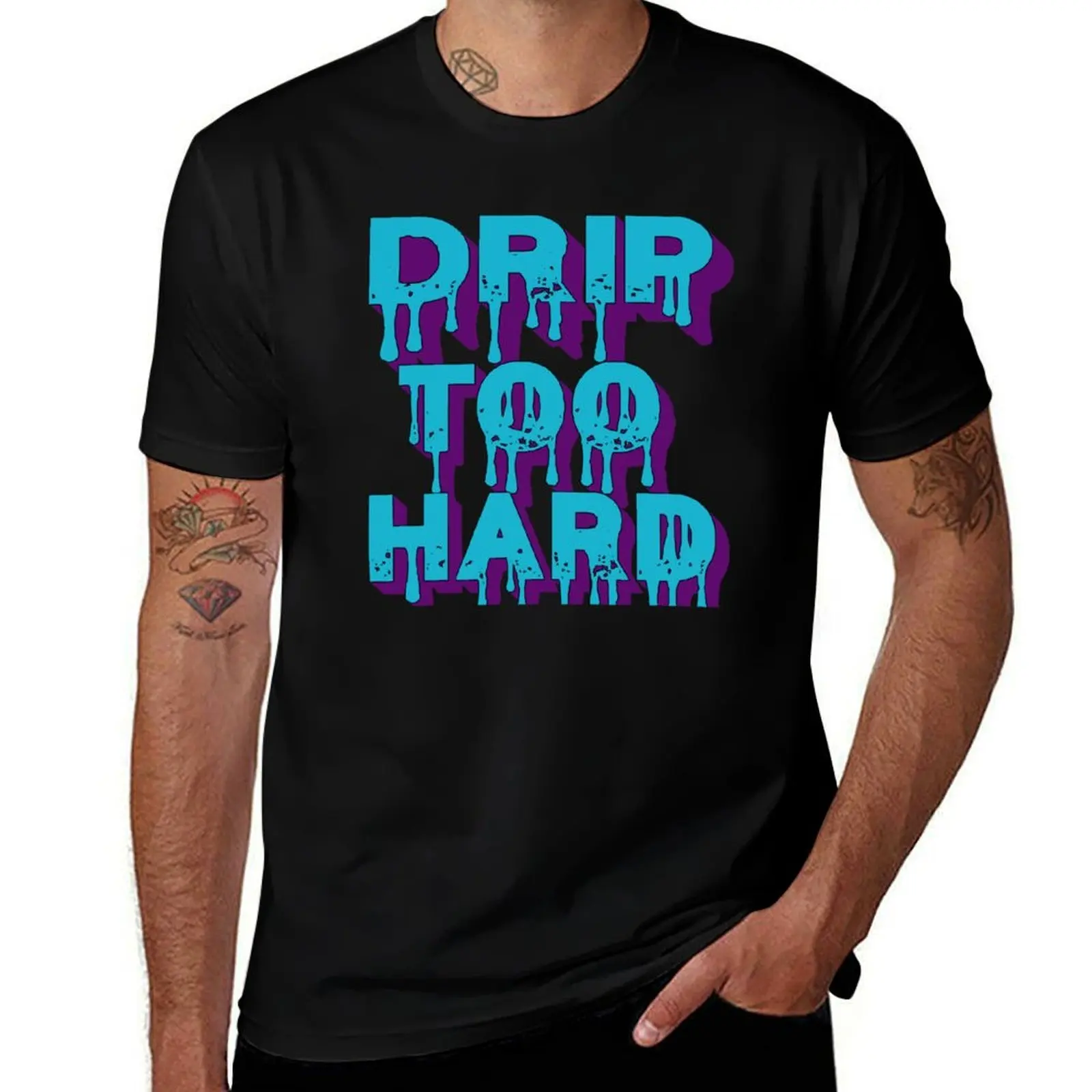 

Drip Too Hard T-Shirt man graphic t shirt man t shirts high quality luxury brand t shirts for man cotton soft T-Shirt