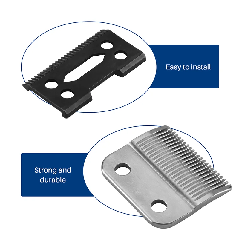 ABKB لسلك المشبك السحري Wahl وشفرة بديلة لاسلكية + شفرة قاطعة (شفرة فولاذية)