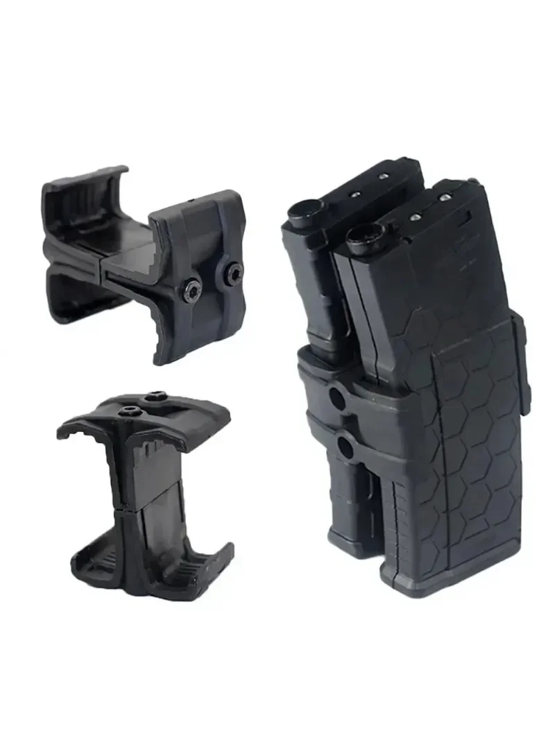 Uniwersalny Klips do Magazynków Paralelnych do Broni AK AR15 M4 Mag595 Airsoft Link Round Cartridge Speed Loader Akcesoria do Broni — 2