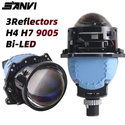 SANVI Bi-LED Projector Lens 3'' LED Headlight for Hella 3R G5 Retrofit H4 H7 9005 9006 Tunning Car Accessories RHD LHD 33260LUX