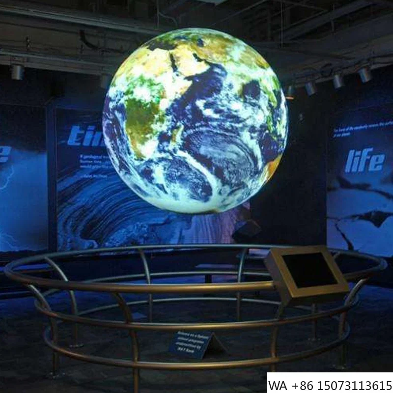 

Irregular Ball Shaped LED Display Indoor Outdoor Video Wall for Cultural Center