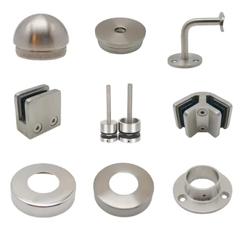 Highco-Cast 304 สแตนเลส 42.4 มม.และ 48.3 M ราวบันไดบันได Han...