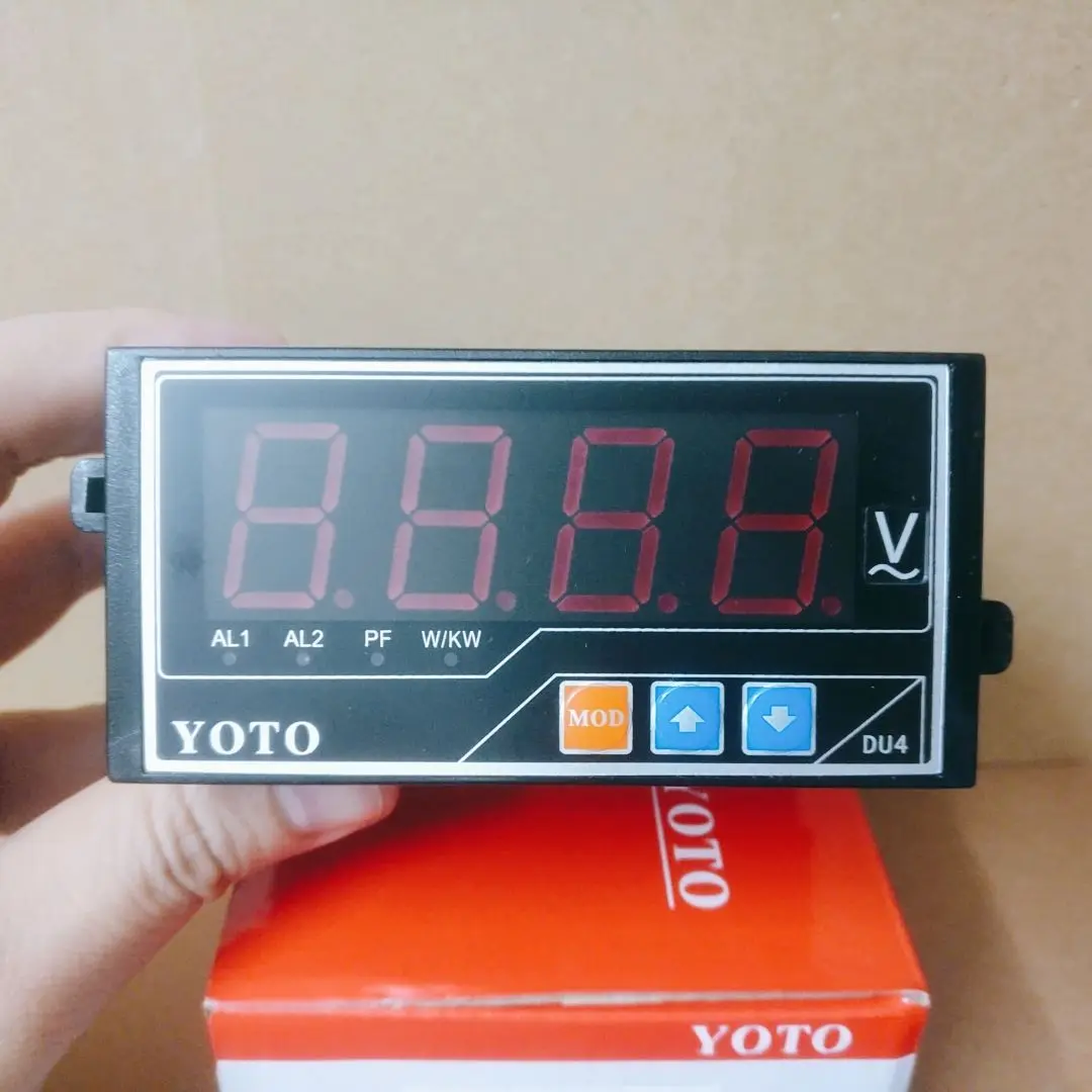 

Beiqi Electric YOTO Digital Display AC/DC True RMS Intelligent Voltmeter DU4-AV DU4-DV