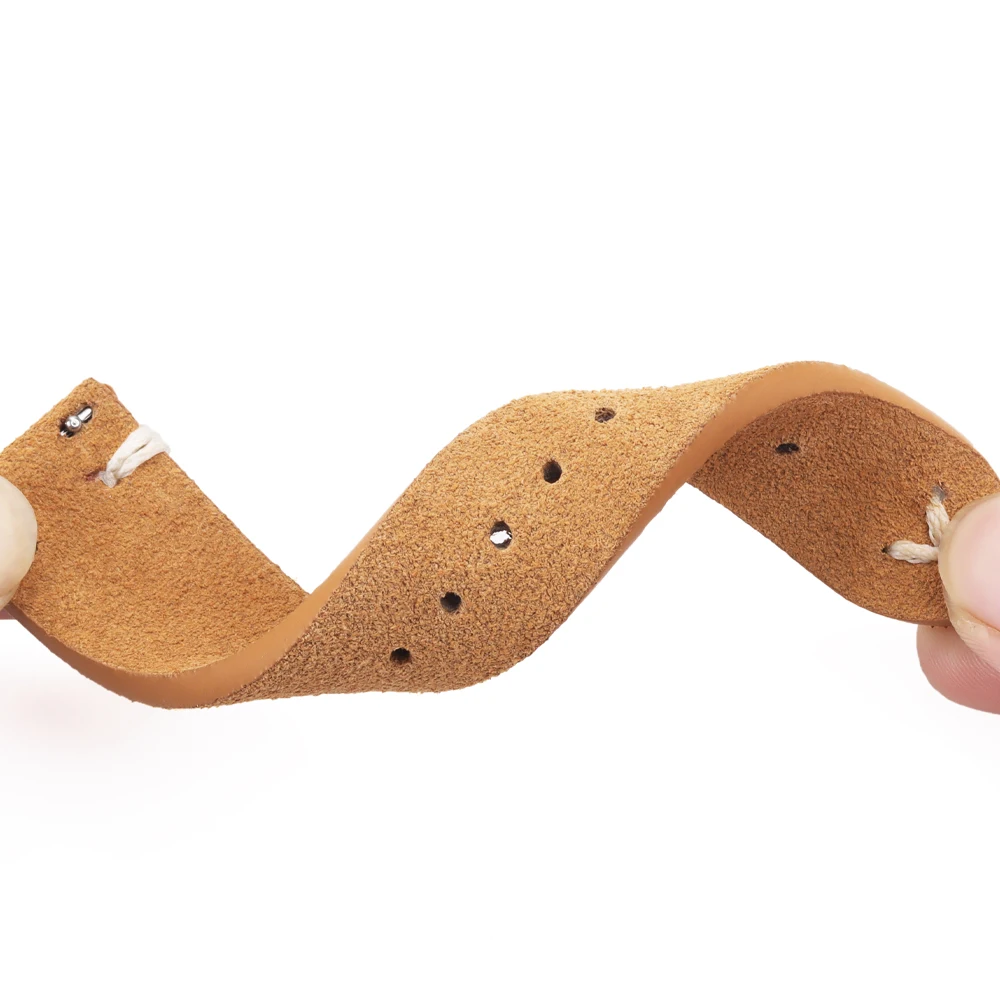 حزام من الجلد المدبوغ لساعة Seiko ، إكسسوارات سوار معصم ، شريط عالي الجودة للأوميجا ، 18 فراشة ، 20 ، 22