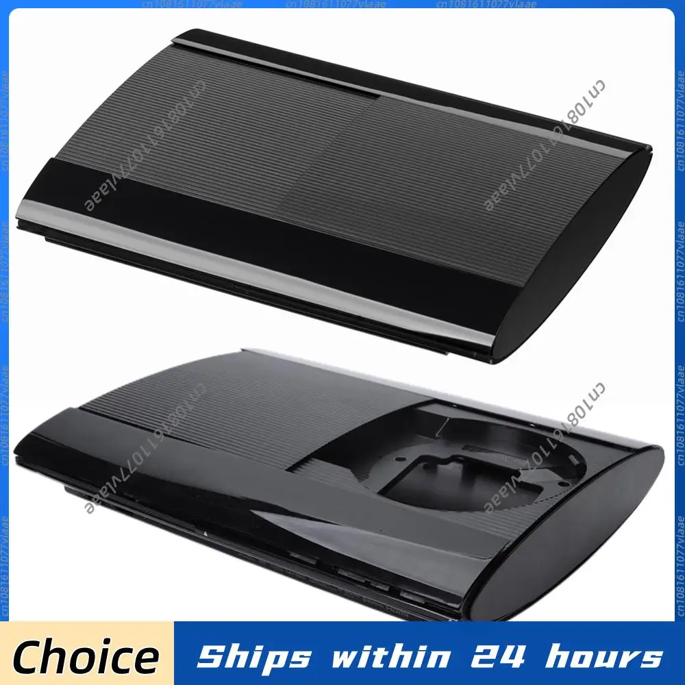 

Complete Housing Shell Case Full Kit Gaming Accessories New Replacement Housing Black with Screws for PS3 Super Slim 4K 4000