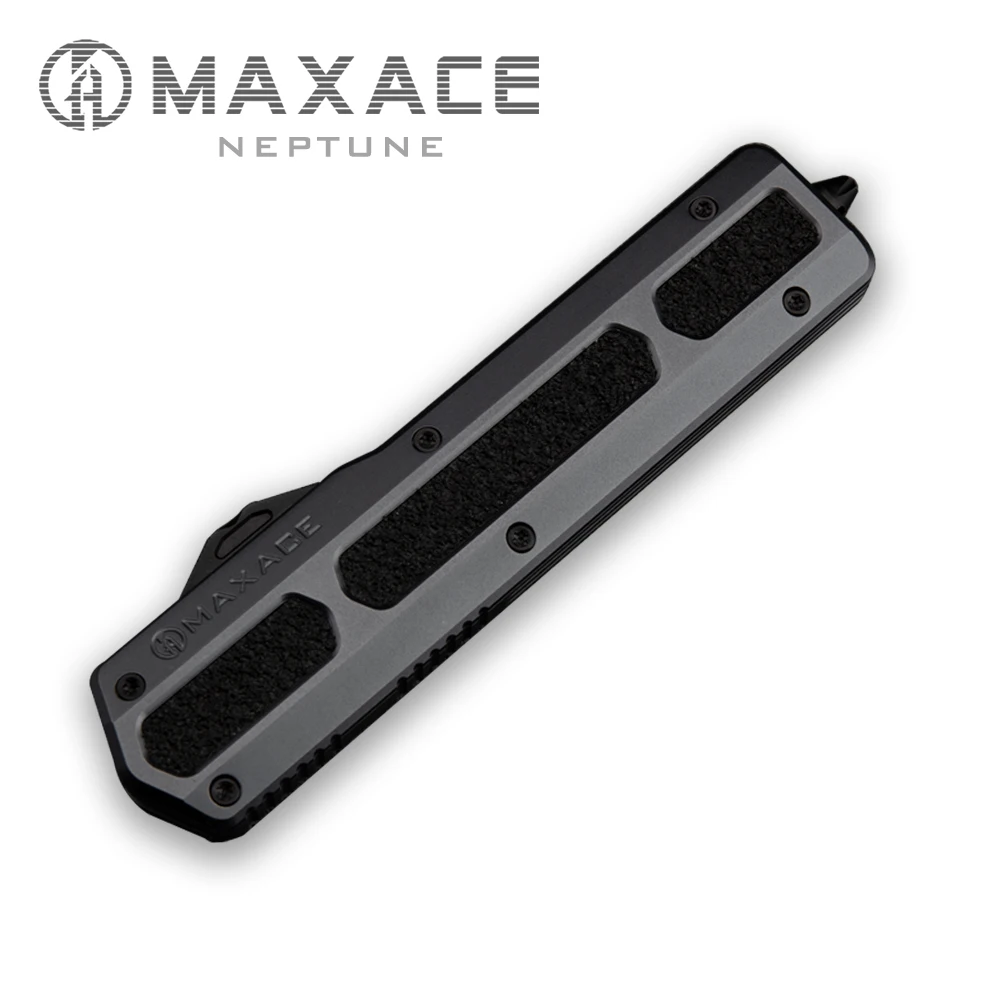 Maxace kinfe Neptune OTF 7075 Aluminium Handle SLD-Magic Blade Comb Outdoor toys Hunting Camping Edc Tools Folding Knife