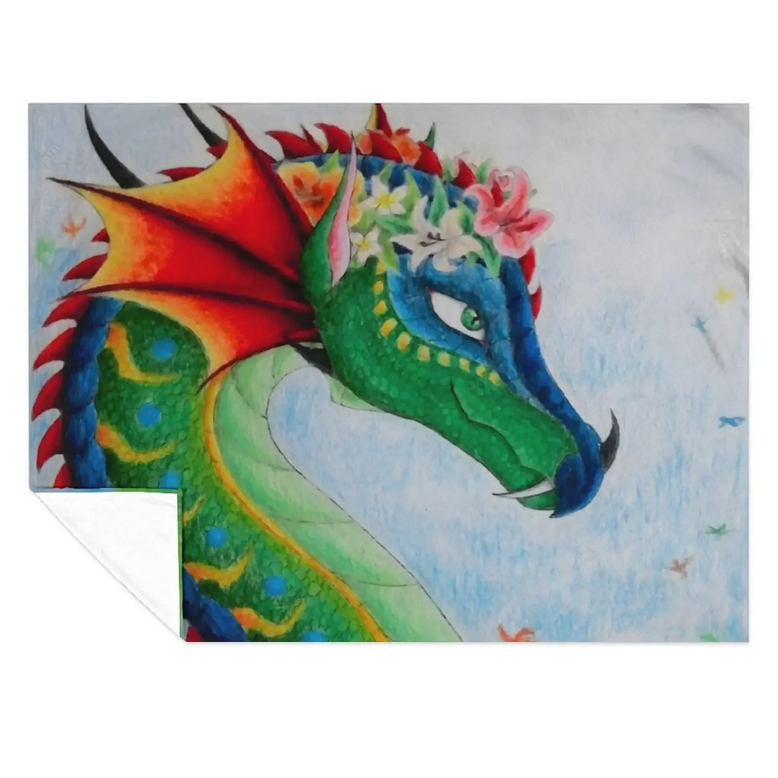 

Queen Glory - Wings of Fire Throw Blanket Quilt Thins Vintage Single Blankets