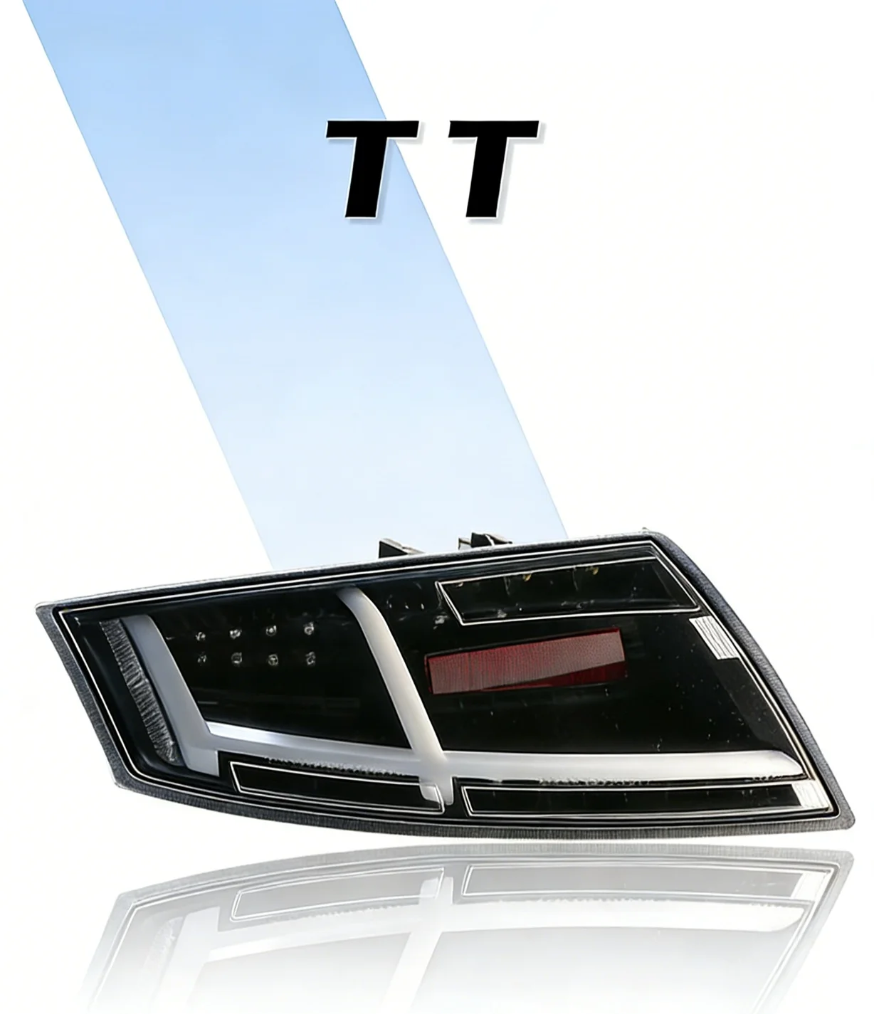 Suitable for 2006-2014 Audi TT tail light assembly modification - LED glow lamp - Audi TT LED tail light