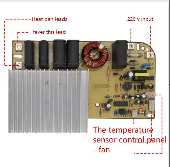 

3500w High Power Induction Cooker Motherboard Commercial Universal Universal Circuit Board Touch Model Modification Board