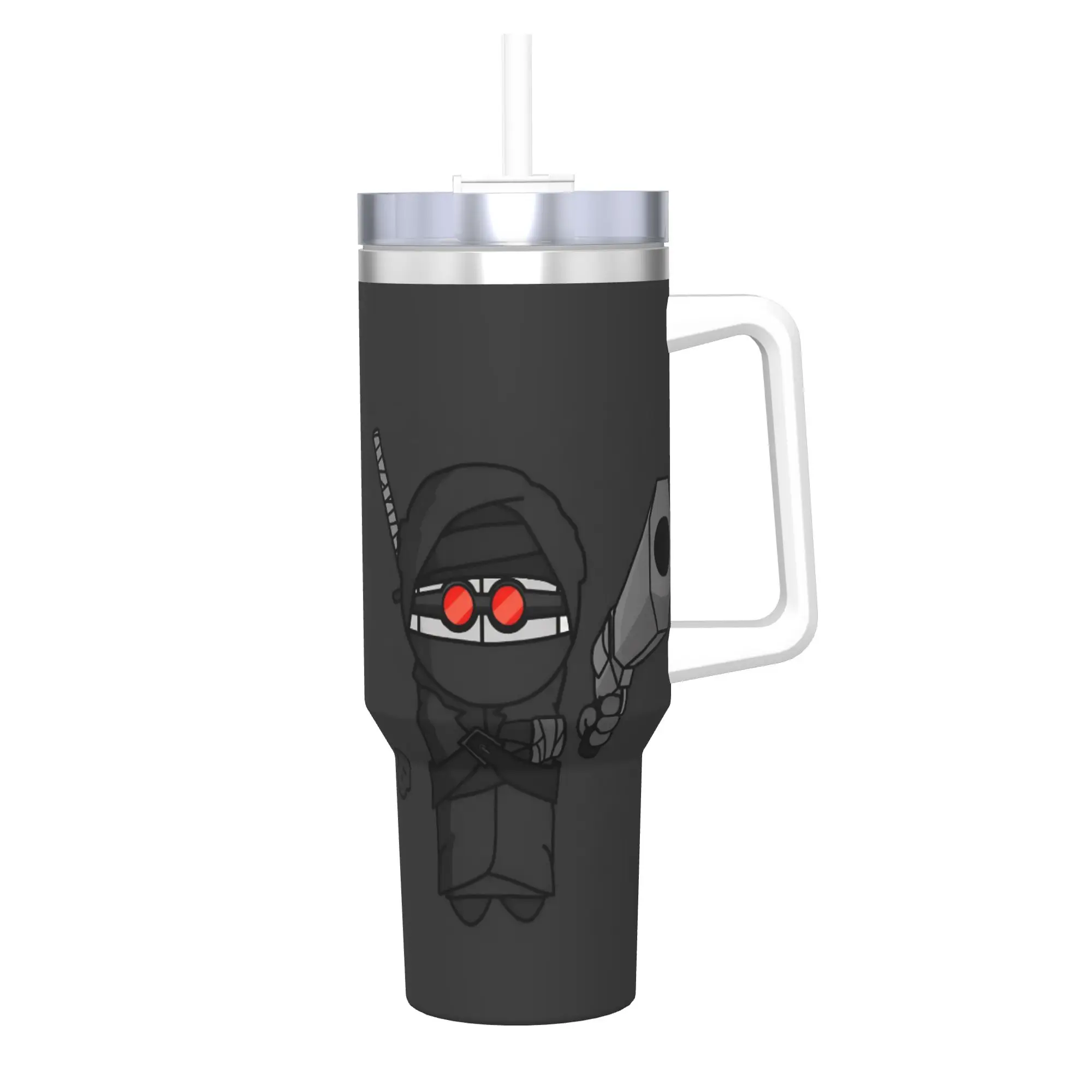 MADNESS COMBAT Hank Tumbler 40oz Stainless Steel Double Wall Vacuum Insulated  Cup With Straw