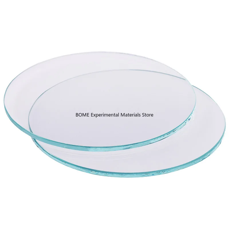 Custom Lab Small Glass Slide Square Round Float Sodium Calcium 0.05 0.1 ~5mm Frostable Drillable Scratchable