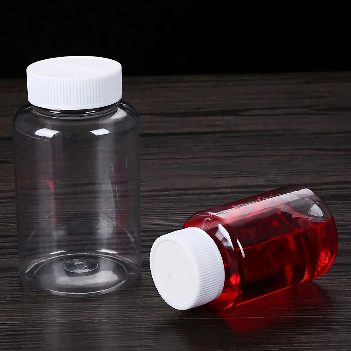 

20Pcs Plastic 20ml/30ml/50ml Empty Seal Bottles Solid Powder Medicine Pill Vial Container Reagent Packing Bottle