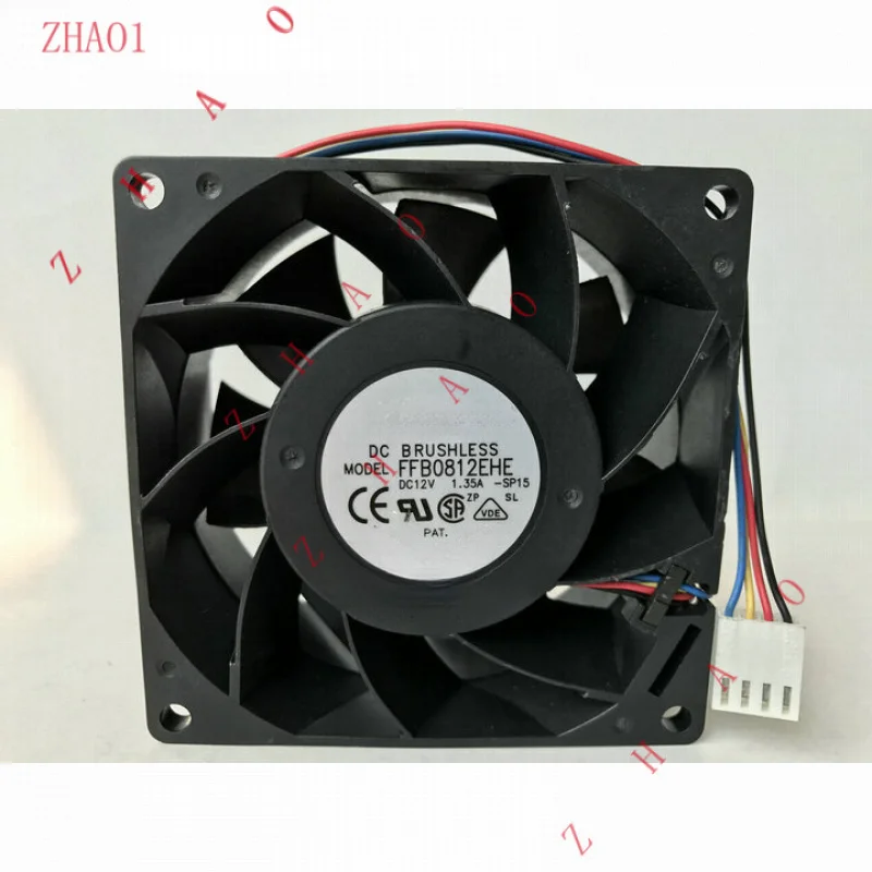 

Z 1pcs for Delta FFB0812EHE DC12V 1.35A 8038 4pin PWM high air volume cooling fan