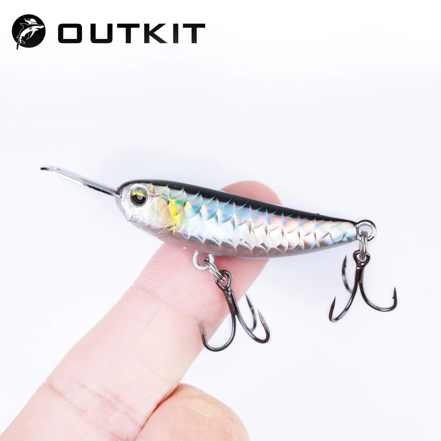 OUTKIT 2025 Neue Micro Sinking Minnow 40mm/5,8g Angeln Köder Künstliche Bleistift Köder Topwater Köder Für bass Forelle Angeln Lockt
