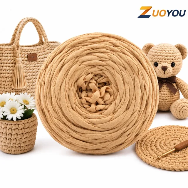 Hilo de algodón suave para tejer y crochet (280g)