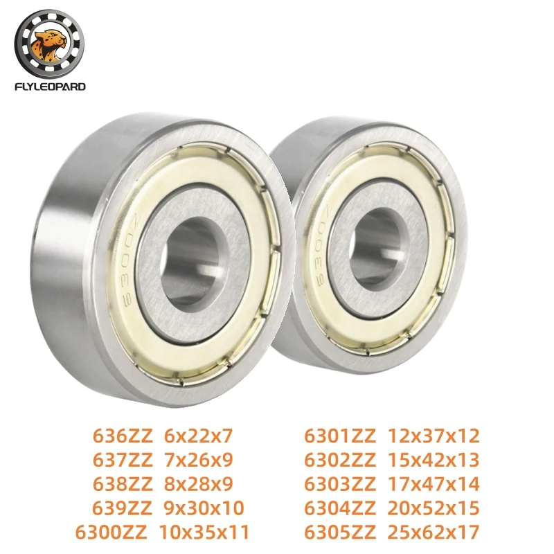 1pcs 6303ZZ 17x47x14mm Deep Groove Ball Bearing Chrome Steel 6300ZZ 6301ZZ 6302ZZ 6304ZZ 6305ZZ ABEC-7 Double Shielded