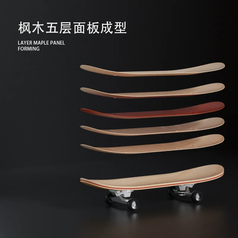 Nuovo Skateboard da Dito Professionale di Tendenza, Giocattolo Regalo per Ragazzi, Tavola a Doppia Curvatura con Cuscinetti