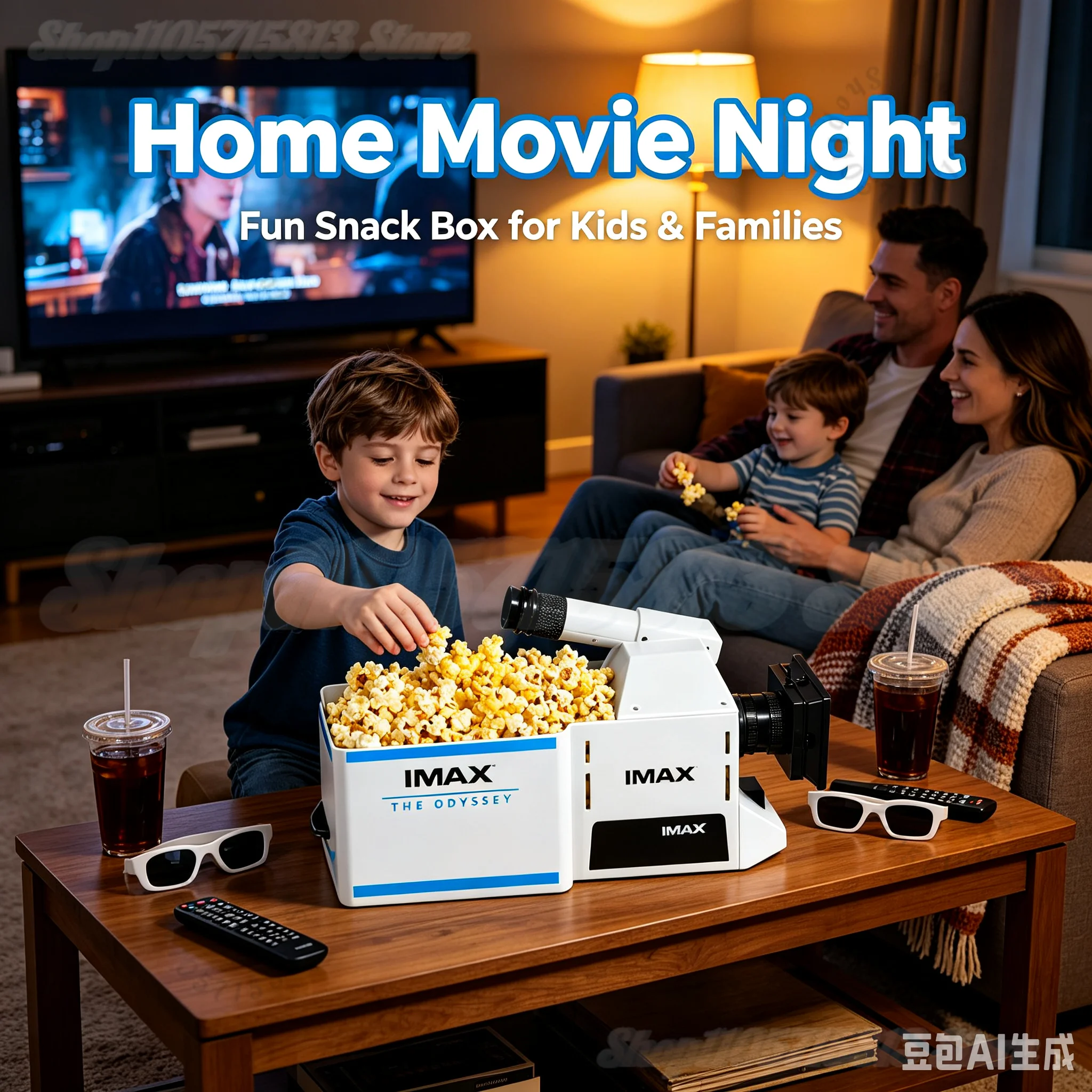 2026 Imax Popcorn Bucket Simulation Movie Camera Popcorn Bucket, Plastic Decor Ornament, Unique Gift for Movie Lovers