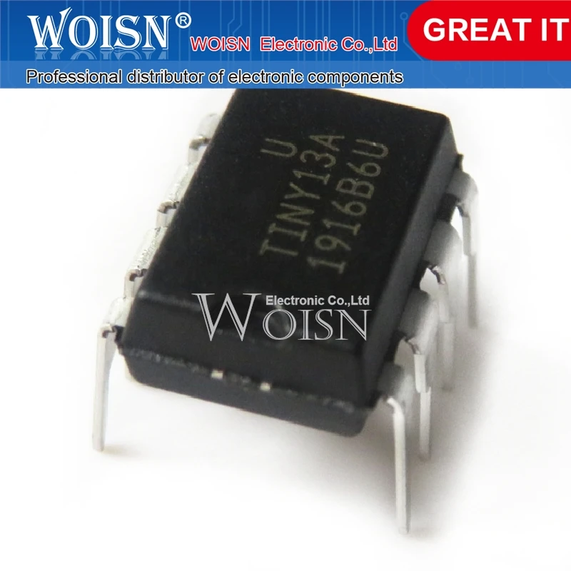 10PCS ATTINY13A-PU ATTINY13A DIP-8