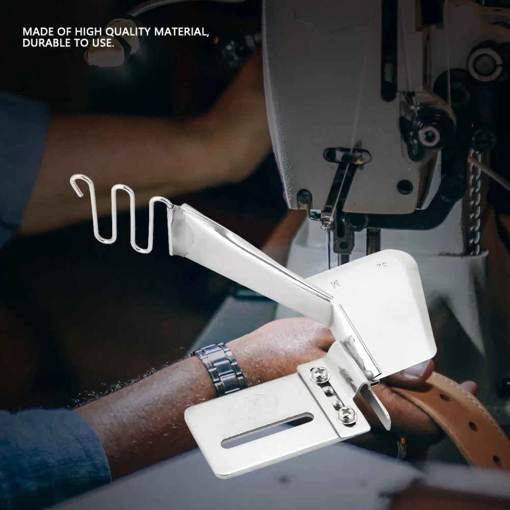 Adjustable Double Fold Overlock Binder Guide Clean Finish Binding Attachment Right Angle Bias Set Flat Seam Folder