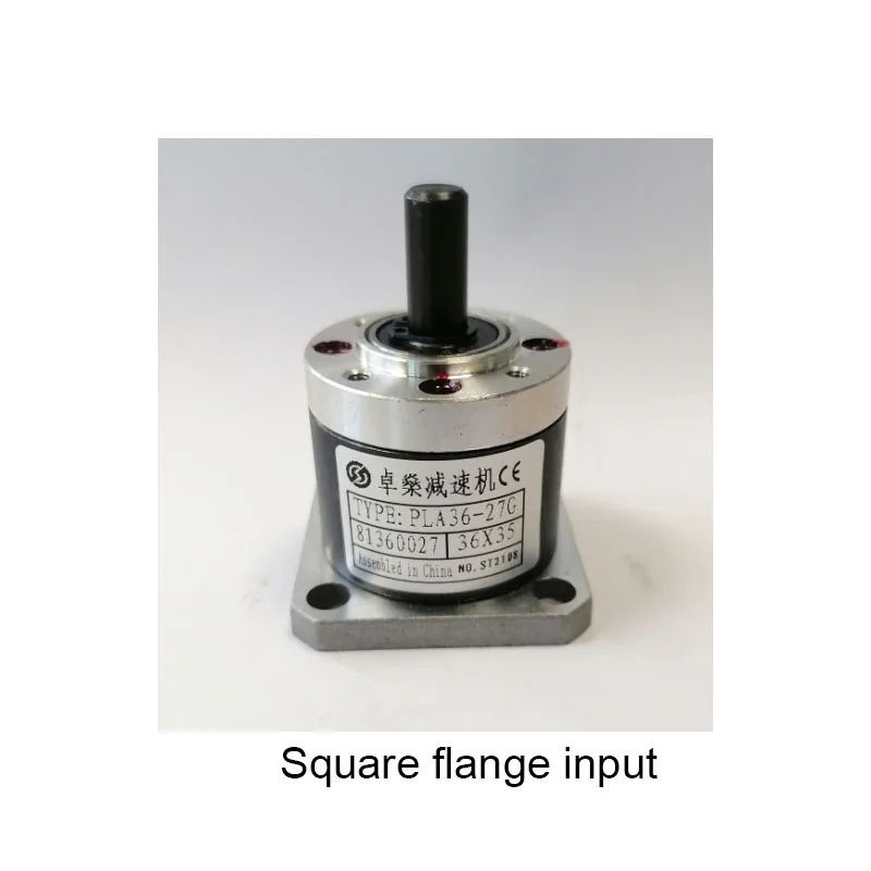 1pcs/lot 189:1 264:1 369:1 516:1 Planet Reducer 36mm Planetary Gearbox Round or Square Flange Input Diameter 5mm