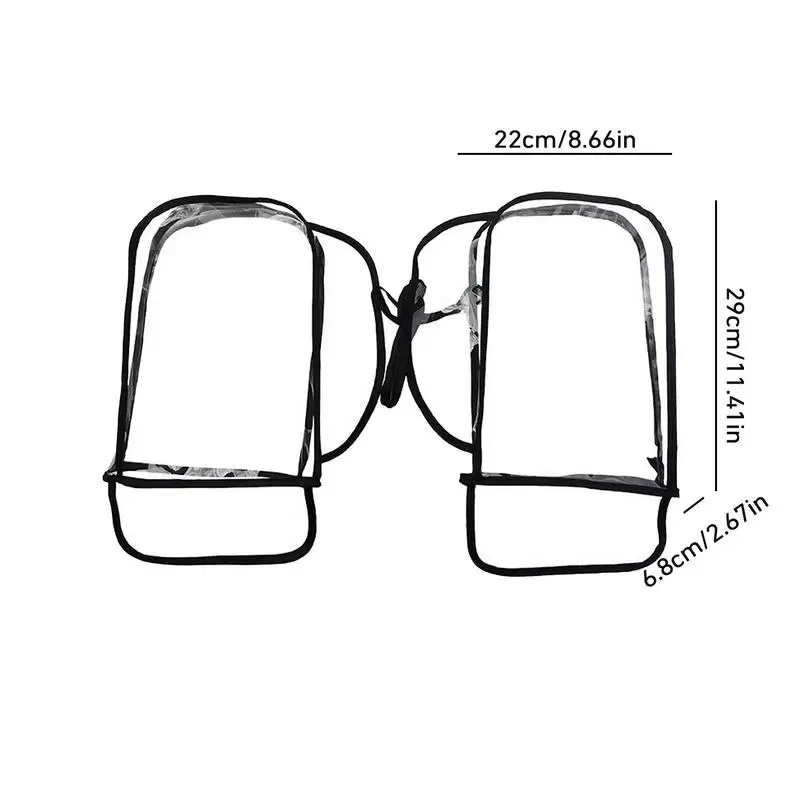 waterproof Handlebar Mittens motorcycle large rain cover Transparent Windproof Handlebar Mittens winter riding Handle Cover