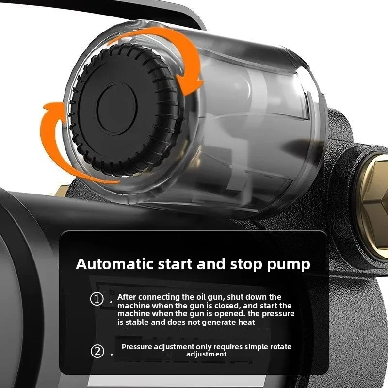 

2025 Подходит для электрического масляного насоса 12 В 24 В 220 В Дизельный насос Заправочная машина Шестеренчатый насос Маленький самовсасывающий портативный масляный насос