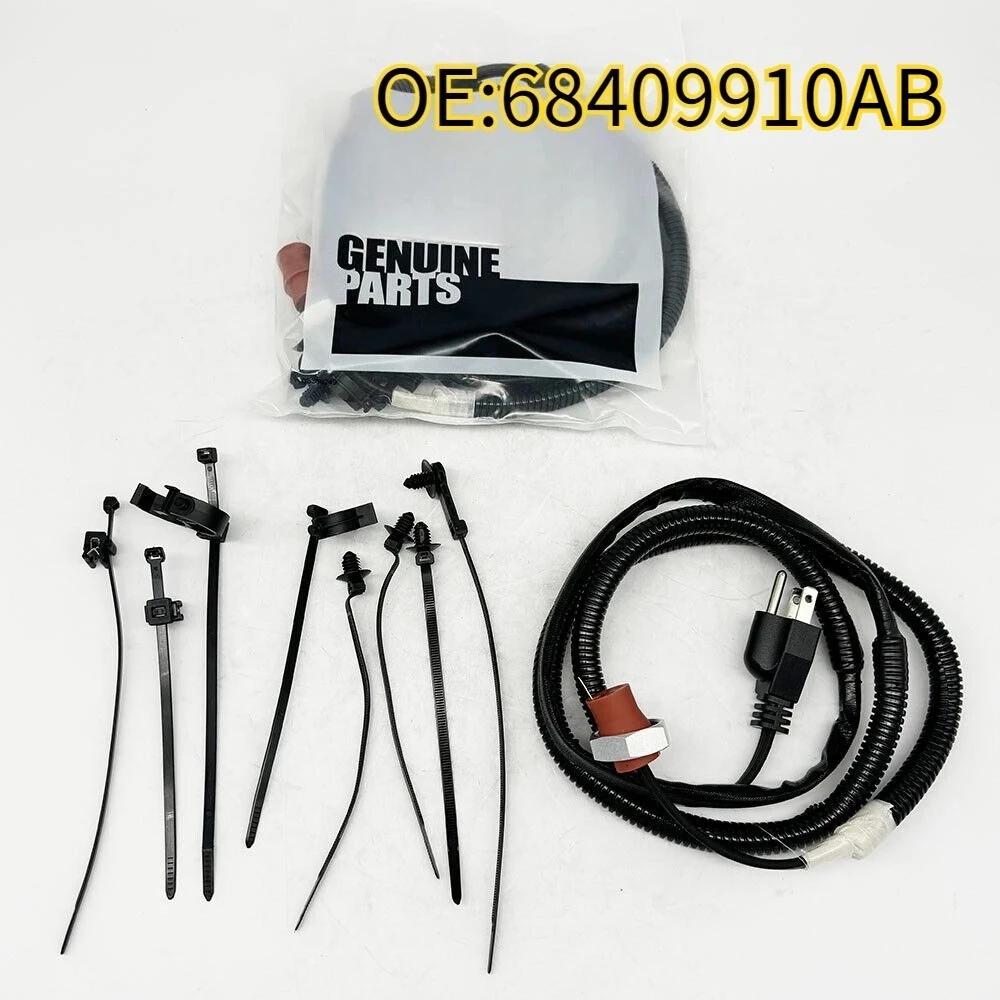 

High quality New For 68409910AB Block Heater Cord Cable Diesel For Ram 5.9L 6.7L 2500 3500 6B ISB