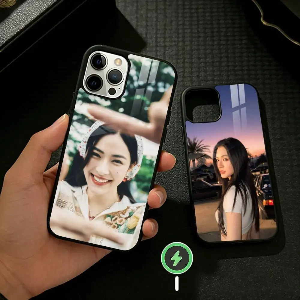 

Actress L-Lingling Kwong Phone Case For iPhone 17 16 15 14 13 12 Pro Max Plus for Mirror Wireless Magnetic Cover