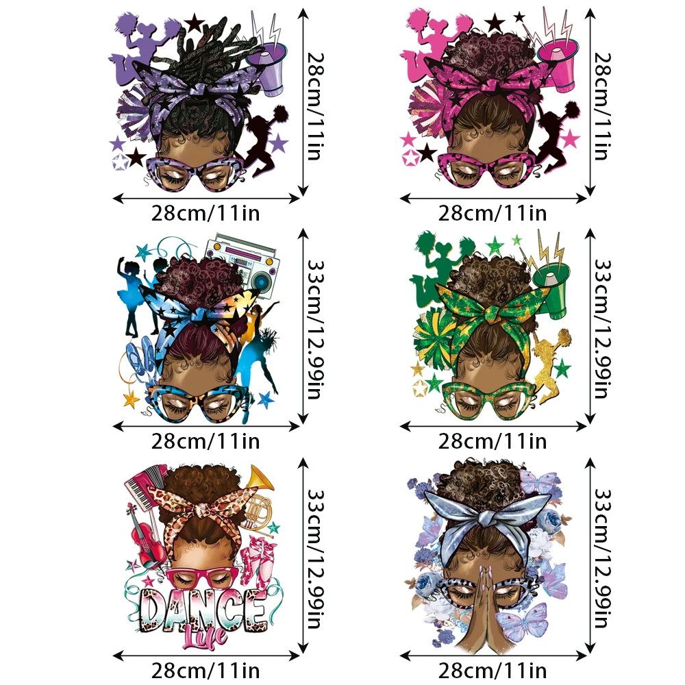 ملصق نمط شخصي لنقل الحرارة ، طلاء ساخن ، فتاة القوس ، ديي ، تي-تي-تي-قابلة للغسل ، تصميم الملابس ، تصميم الملابس