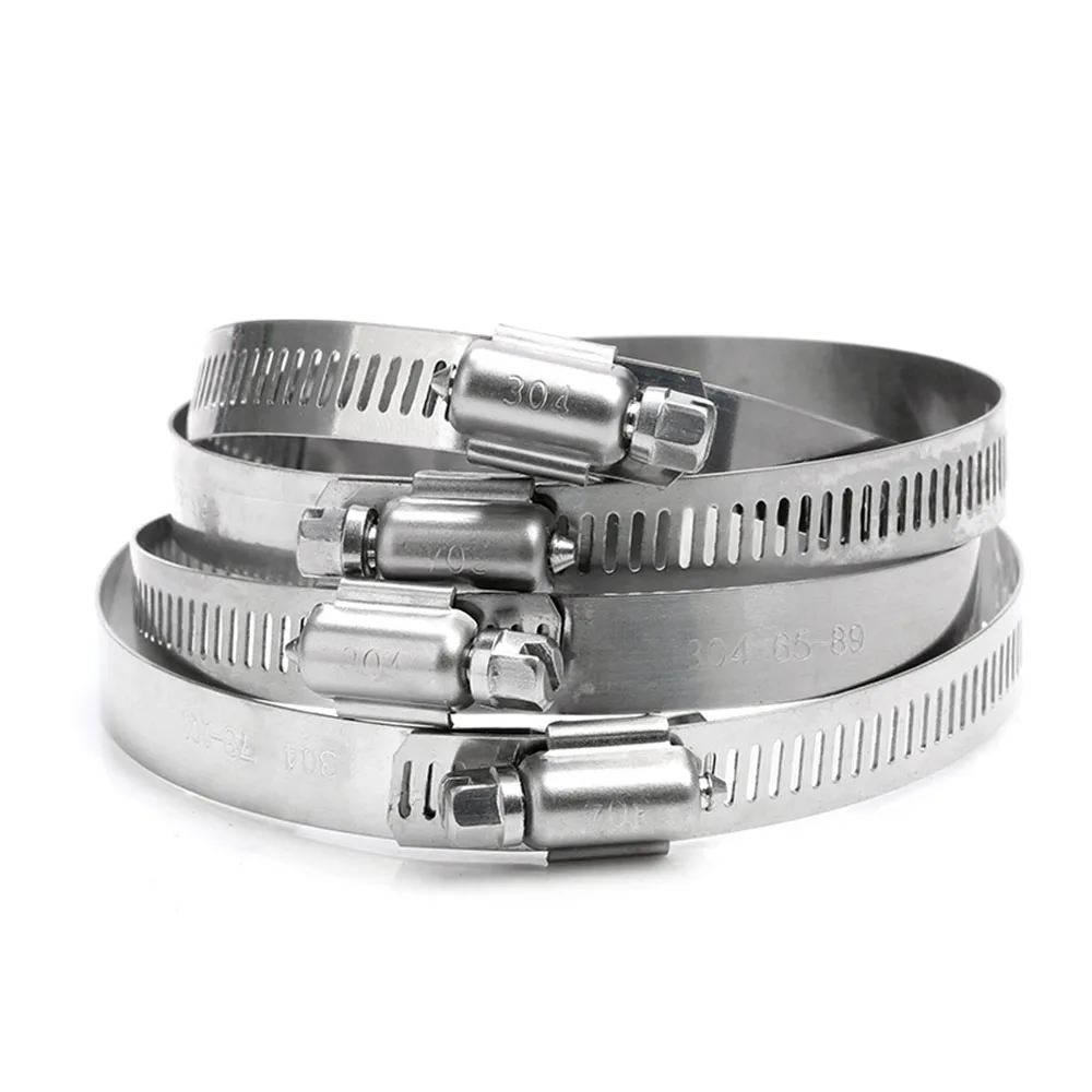 

1pcs/Lot Large Size Stainless Steel 304 Worm Drive High Gulity Hose Clamp - Fuel Pipe Tube Clips Water