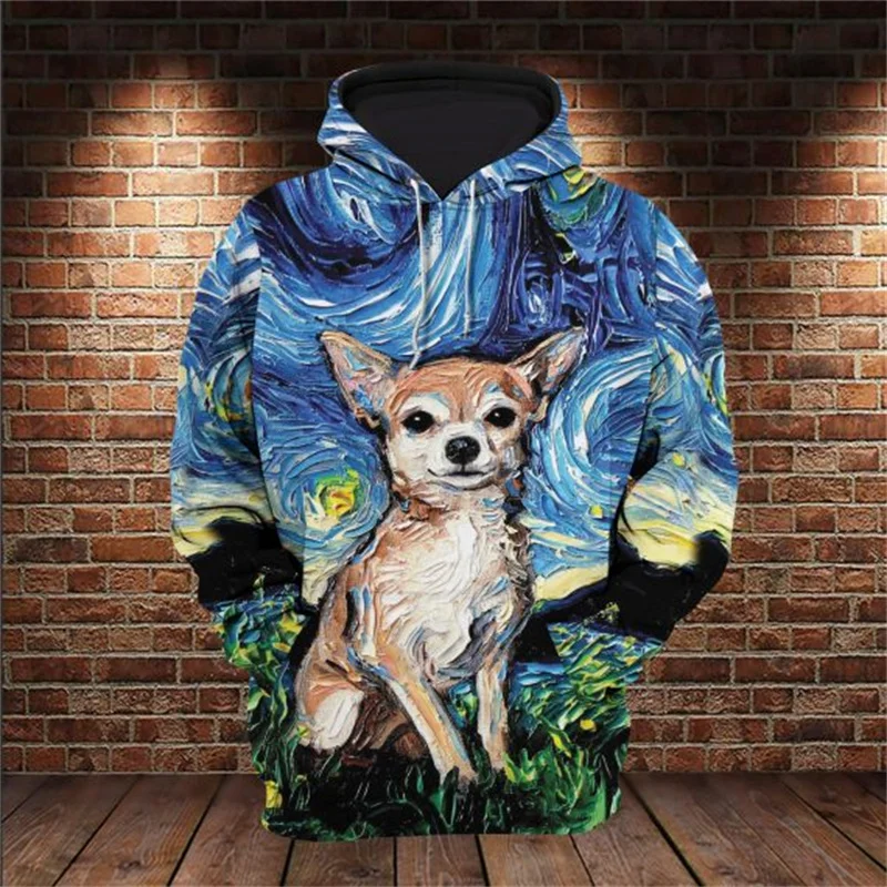 Pug/German Shepherd/Rottweiler/Chihuahua 3D Printed Hoodie Women For Men Pullovers Street Tracksuit Love Dog Gift