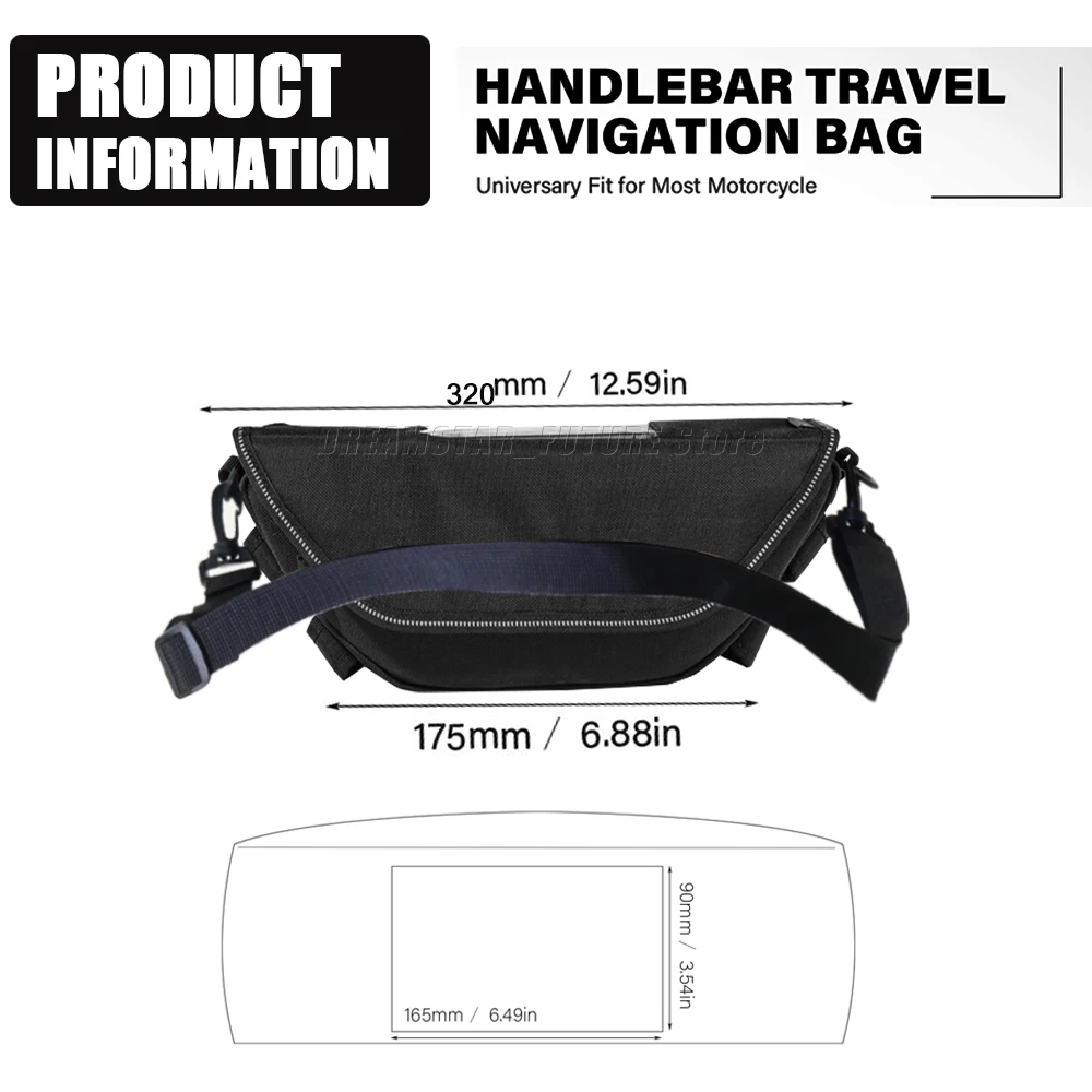 For TRK 702X TRK 702 X 2023 2024 Waterproof motorcycle handlebar travel navigation bag