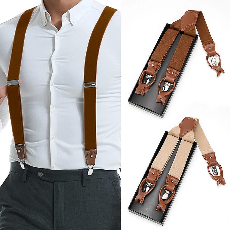 Fashion Suspenders Braces Men Women Adjustable Straps for Wedding Suit Skirt Accessories Gift Aesthetic Trendy Suspenders Braces