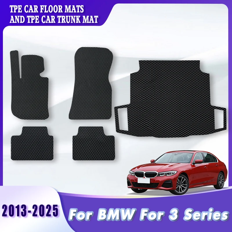 

TPE Car Floor Mats Trunk Carpets For BMW 3 Series 2025 2024 2023 2022 2021 2020 2019 2018 2017 2016 2015 2014 2013 Accessories