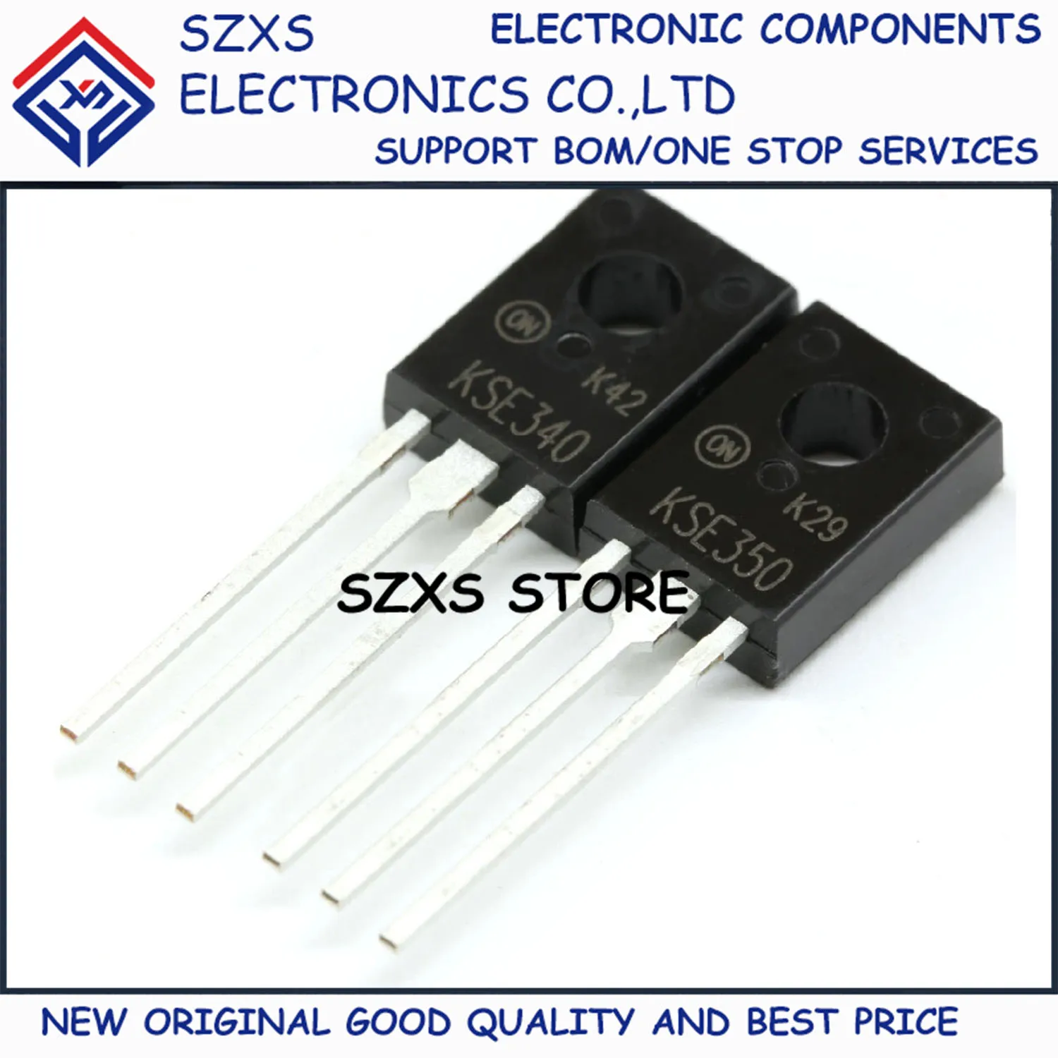 

New Original 10Pairs KSE340 + KSE350 TO-126F Audio Amplifer Transistor In Stock Electronic Components Good Quality