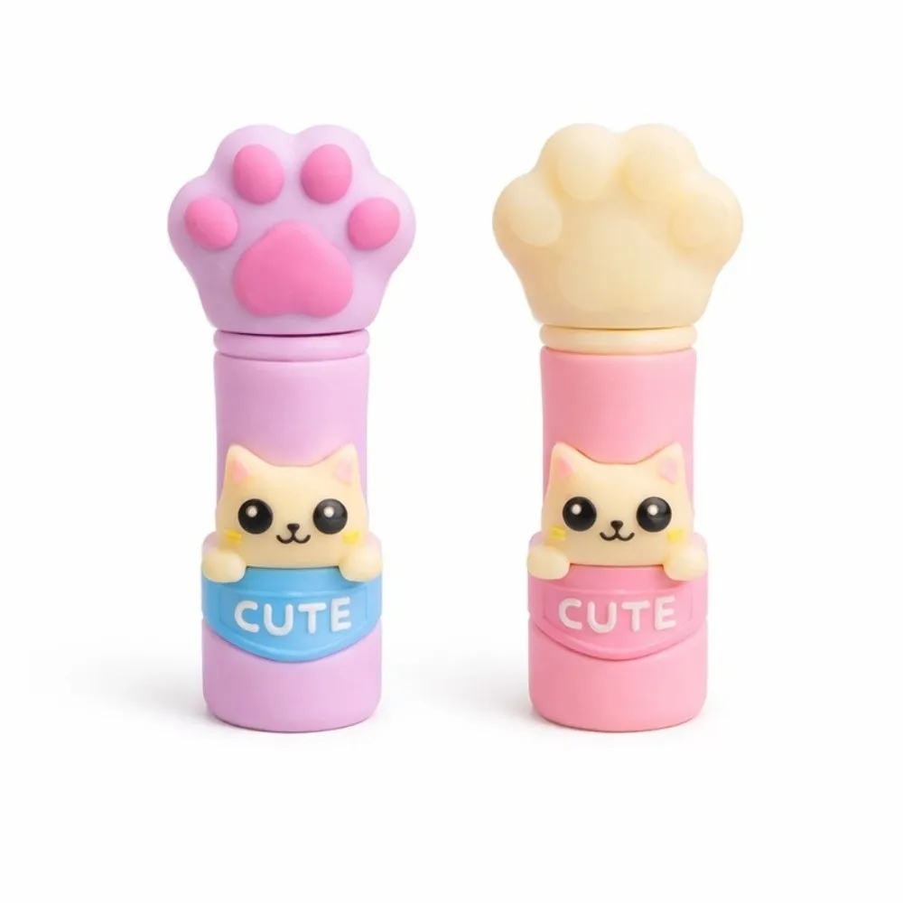 Mini Refillable Perfume Bottle Color Changing Cat Paw Shape Mini Spray Bottle Portable UV Color Changing Perfume Bottle Travel