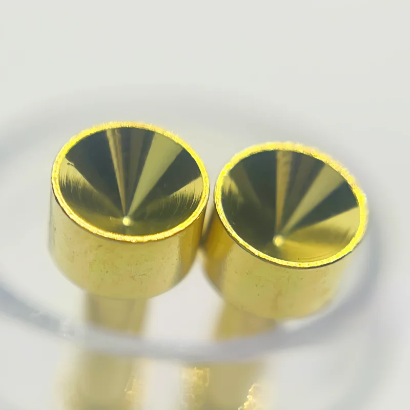 Gold-plated A 90° Inverse Cone/Cup Head PCB Test Spring Test Pin Probe for Electronic Inspect P50-A P75-A P100-A PL75-A P125-A