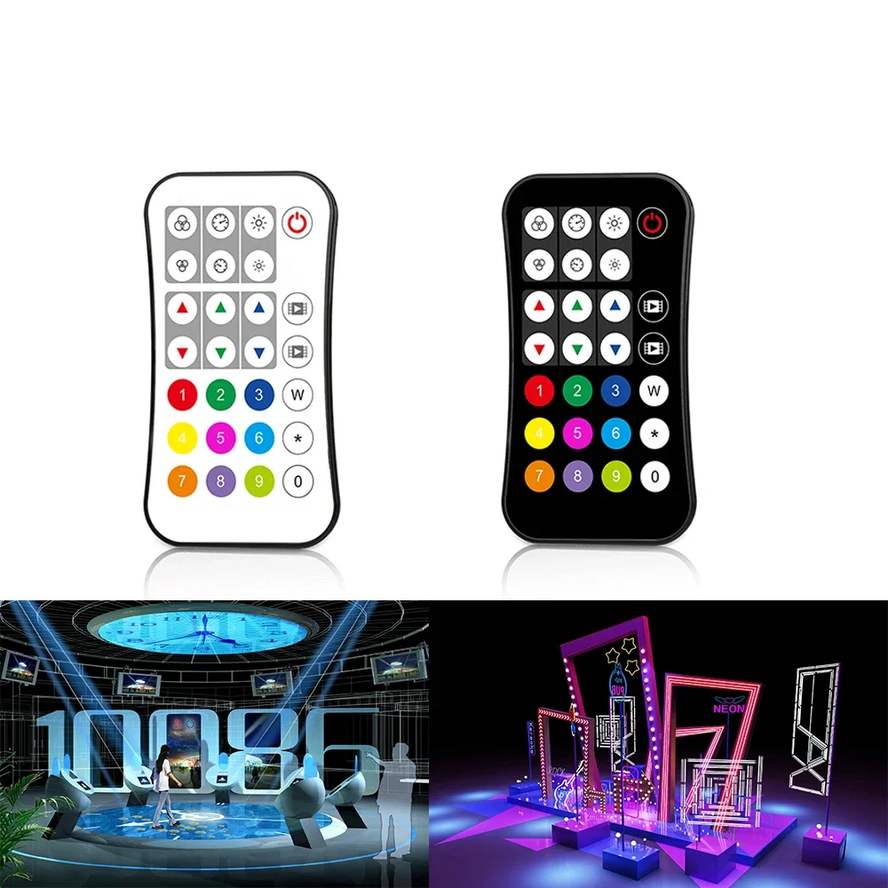 Escurecimento Interruptor Remoto para RGB, RGBW, SPI, LED Strip Light, Módulo Controlador Série SKYDANCE, R9, 1 Zone, 2.4GHzRF, 27key