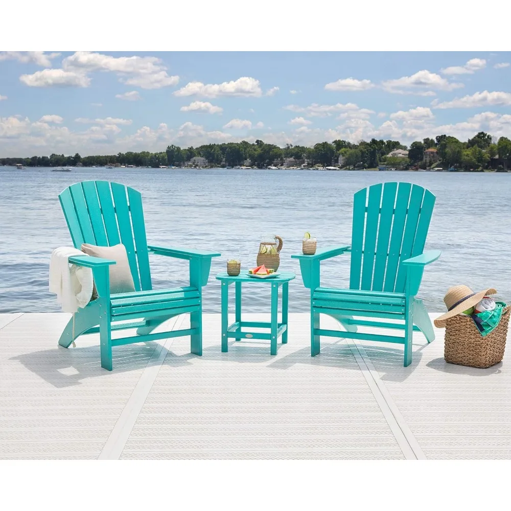 POLYWOOD Adirondack-Stuhl mit nautischer Curveback
