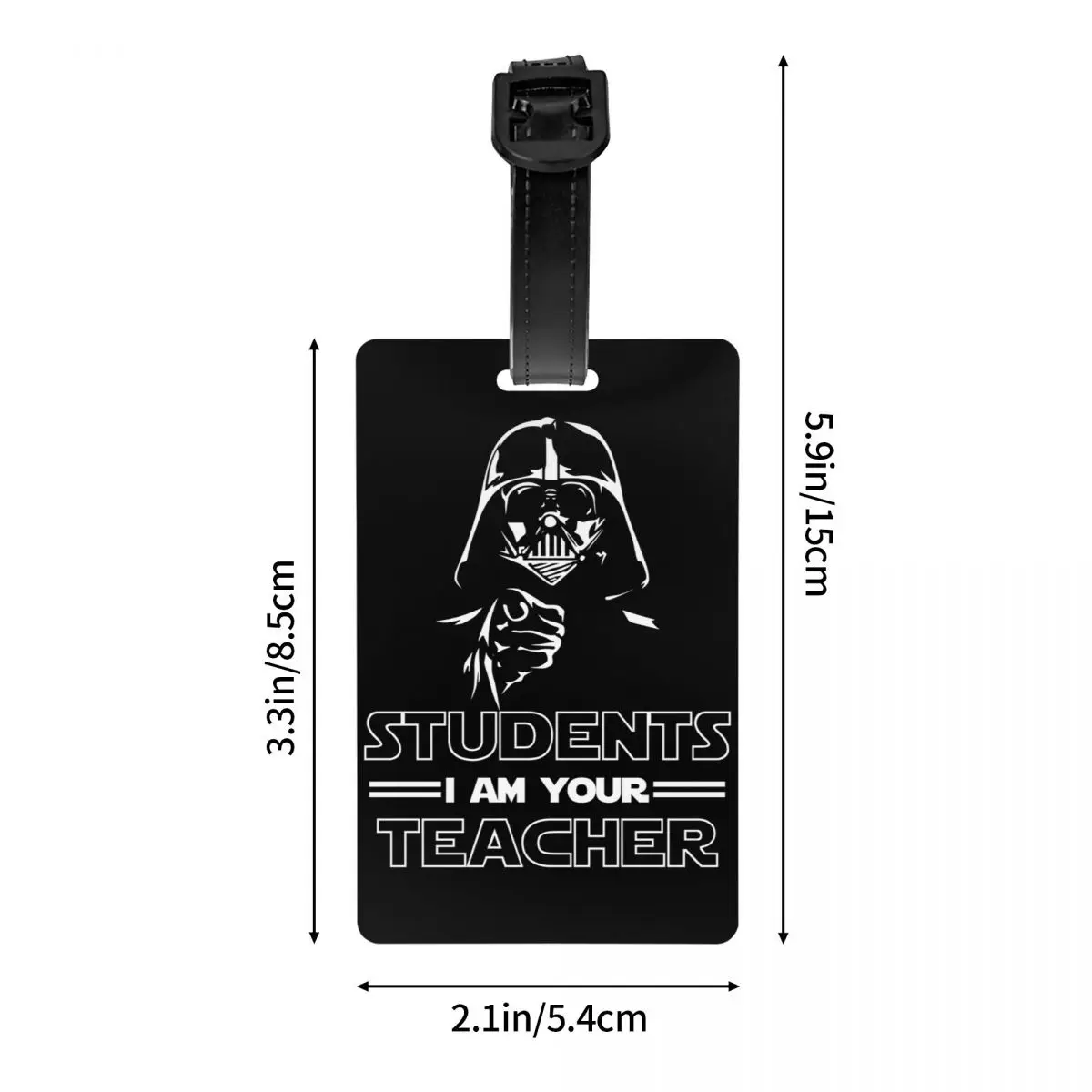 Custom Fashion Math Luggage Tag Students I Am Your Teacher Suitcase Baggage Privacy Cover ID Label