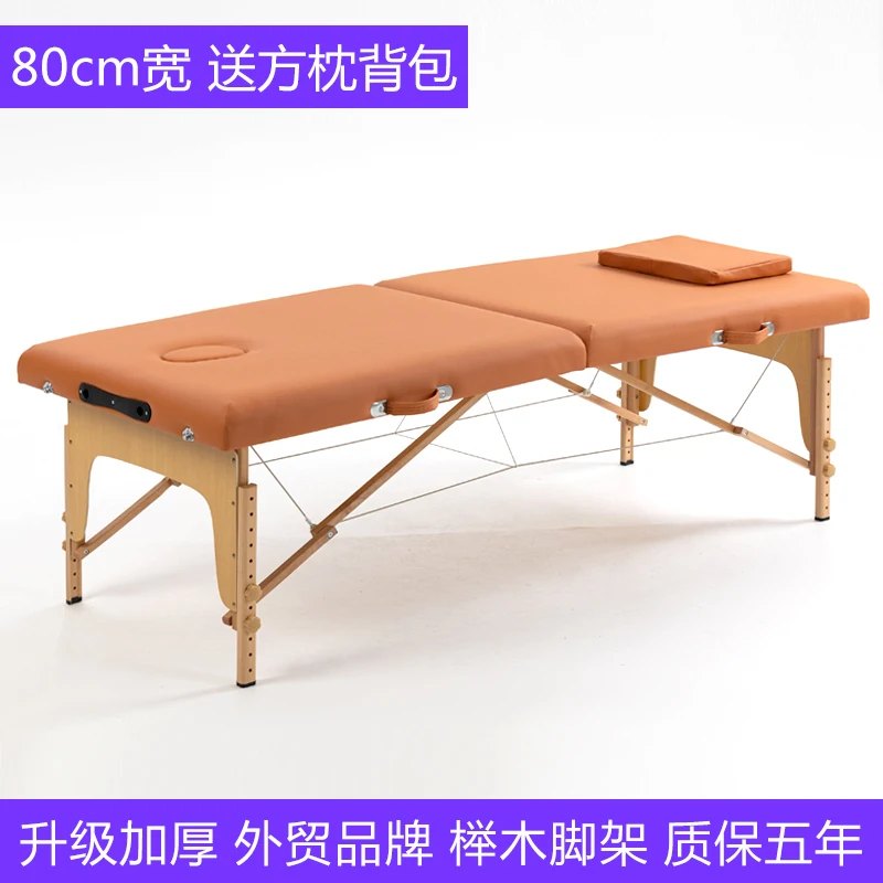 Mesa de masaje para Spa, tatuaje de pestañas, terapia tailandesa, cama de Masaje plegable, portátil, cómoda, Camilla Masaje, muebles de belleza KMMT